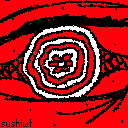 Created in 2026-04-06.
            Depicts an eye with a flower as the iris.